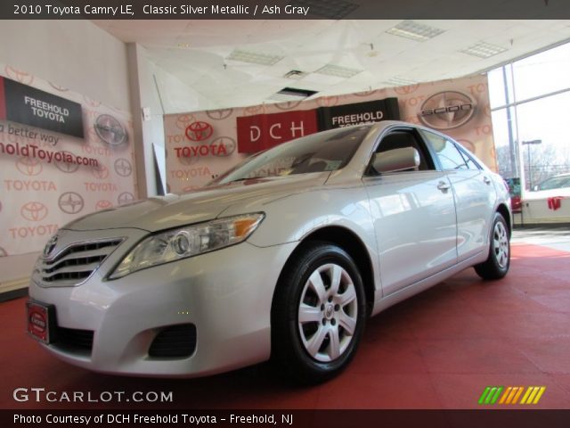2010 Toyota Camry LE in Classic Silver Metallic