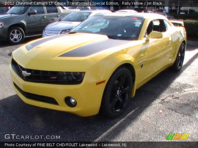2012 Chevrolet Camaro LT Coupe Transformers Special Edition in Rally Yellow