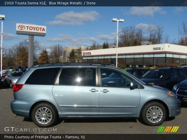 2009 Toyota Sienna XLE in Blue Mirage Metallic