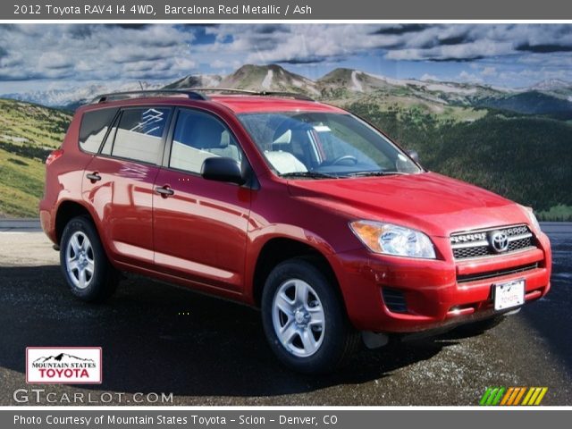 2012 Toyota RAV4 I4 4WD in Barcelona Red Metallic