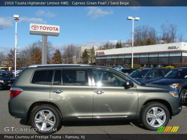 2009 Toyota Highlander Limited 4WD in Cypress Green Pearl