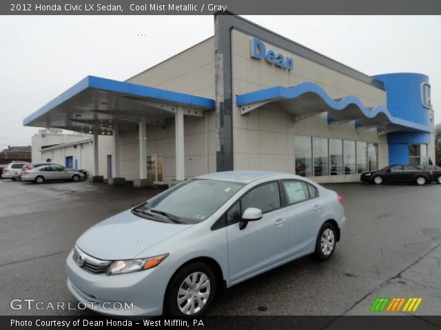 2012 Honda Civic LX Sedan in Cool Mist Metallic