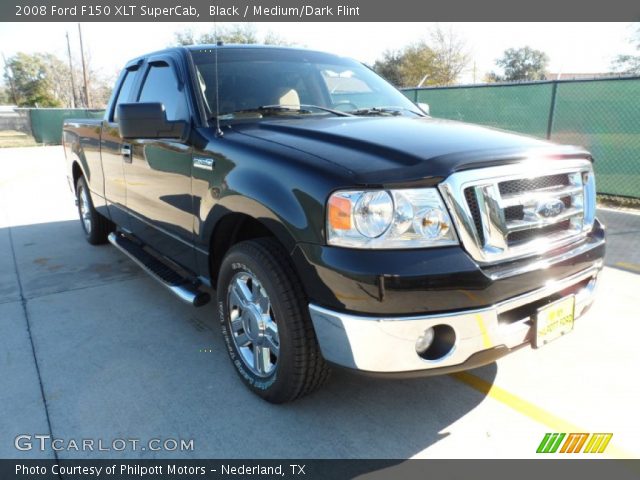 2008 Ford F150 XLT SuperCab in Black