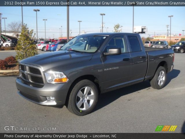 2012 Dodge Ram 1500 Express Quad Cab 4x4 in Mineral Gray Metallic