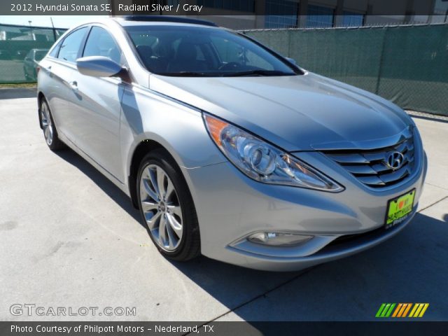 2012 Hyundai Sonata SE in Radiant Silver