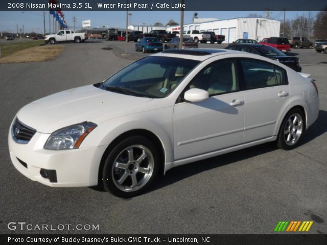 2008 Nissan Maxima 3.5 SL in Winter Frost Pearl