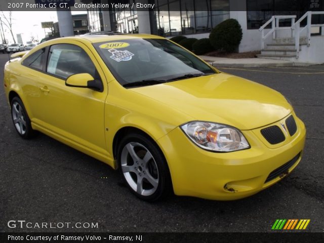 2007 Pontiac G5 GT in Competition Yellow