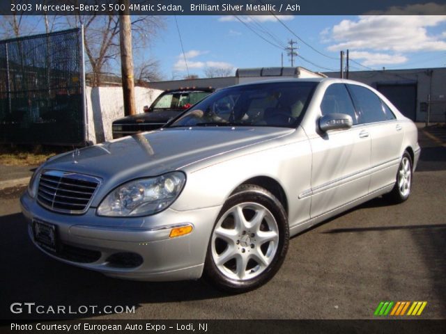 2003 Mercedes-Benz S 500 4Matic Sedan in Brilliant Silver Metallic