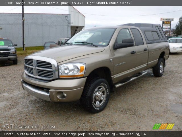 2006 Dodge Ram 2500 Laramie Quad Cab 4x4 in Light Khaki Metallic