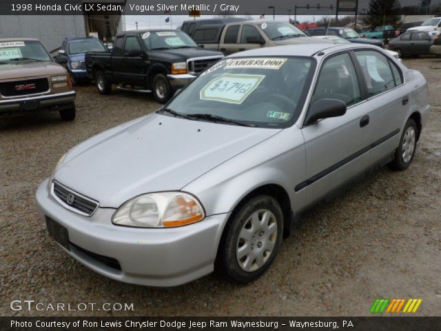 1998 Honda Civic LX Sedan in Vogue Silver Metallic