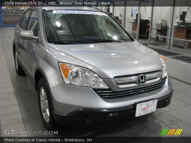 2008 Honda CR-V EX-L 4WD in Whistler Silver Metallic