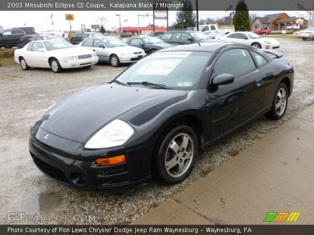 2003 Mitsubishi Eclipse GS Coupe in Kalapana Black