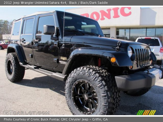 2012 Jeep Wrangler Unlimited Sahara 4x4 in Black