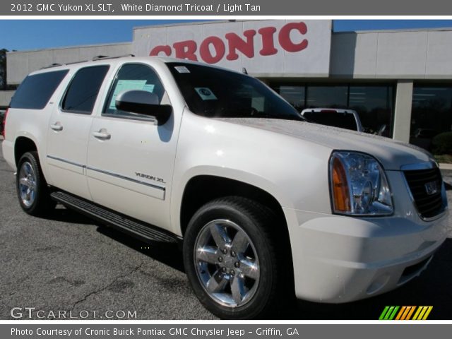 2012 GMC Yukon XL SLT in White Diamond Tricoat