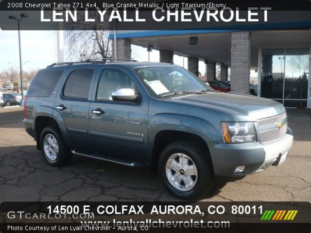 2008 Chevrolet Tahoe Z71 4x4 in Blue Granite Metallic