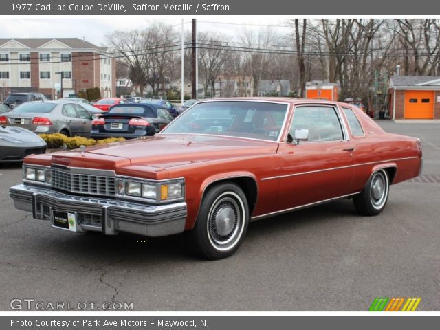 1977 Cadillac Coupe DeVille  in Saffron Metallic