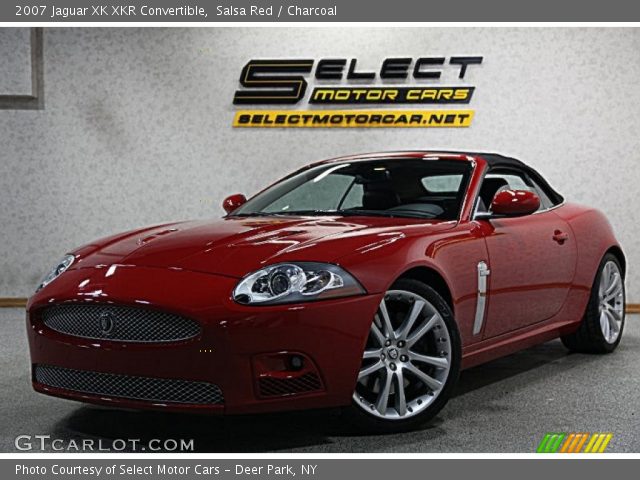 2007 Jaguar XK XKR Convertible in Salsa Red