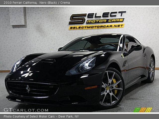 2010 Ferrari California  in Nero (Black)