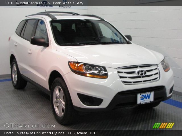2010 Hyundai Santa Fe GLS in Pearl White
