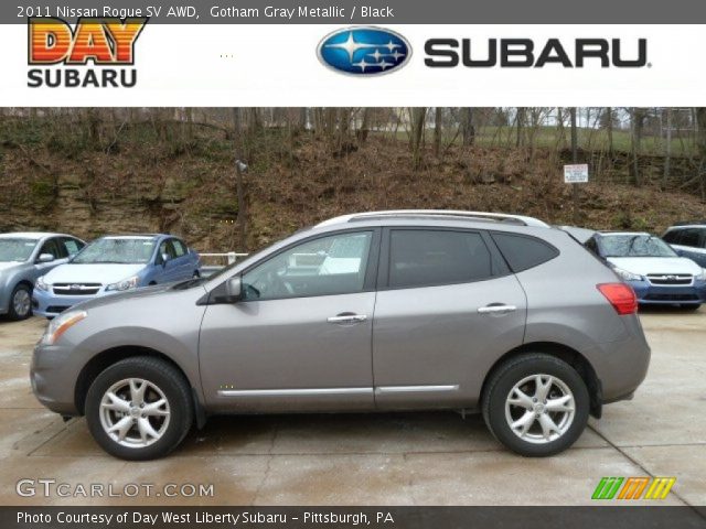 2011 Nissan Rogue SV AWD in Gotham Gray Metallic