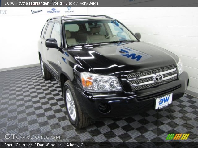 2006 Toyota Highlander Hybrid in Black