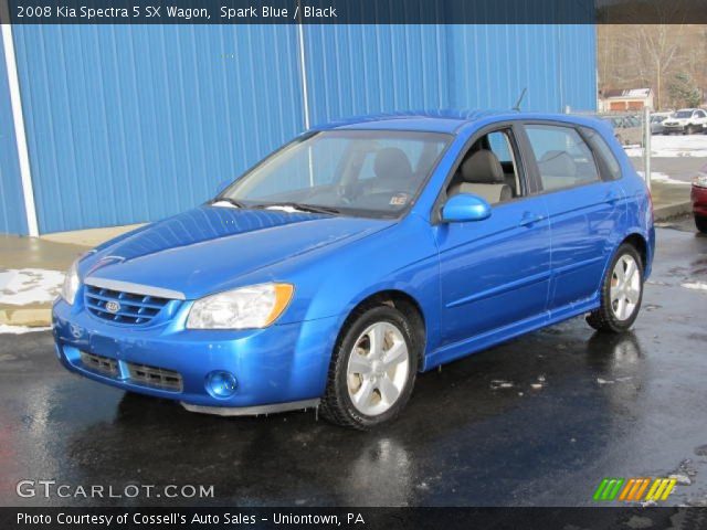 2008 Kia Spectra 5 SX Wagon in Spark Blue