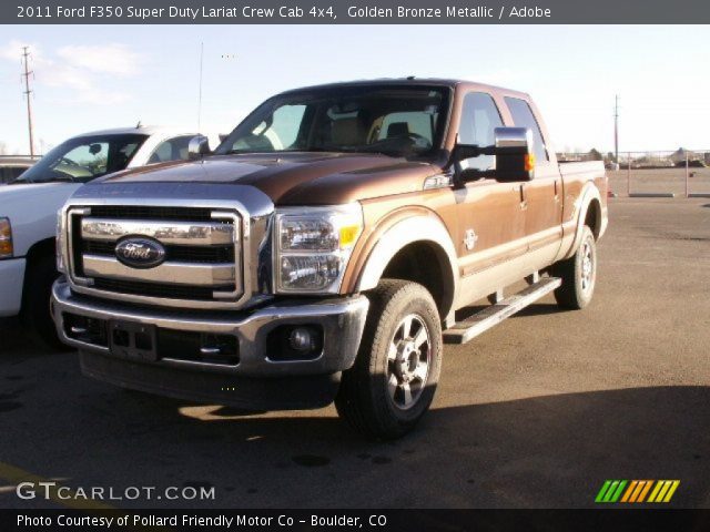 2011 Ford F350 Super Duty Lariat Crew Cab 4x4 in Golden Bronze Metallic