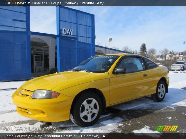 2003 Chevrolet Cavalier LS Coupe in Yellow