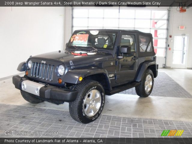 2008 Jeep Wrangler Sahara 4x4 in Steel Blue Metallic