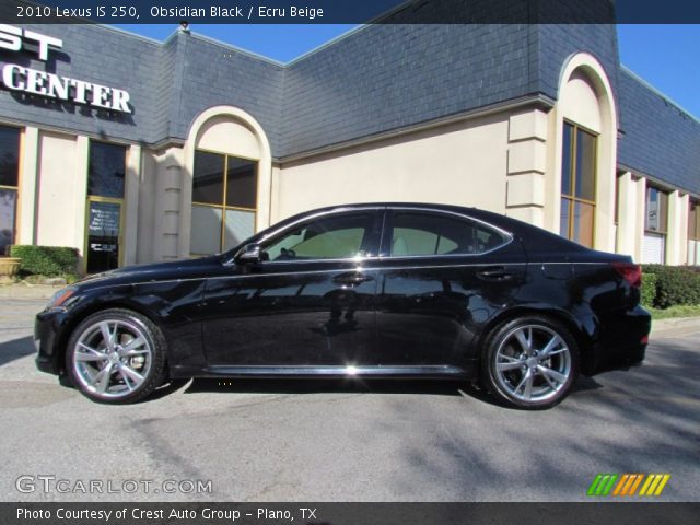 2010 Lexus IS 250 in Obsidian Black
