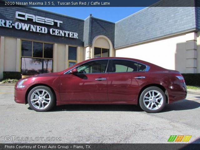 2010 Nissan Maxima 3.5 S in Tuscan Sun Red
