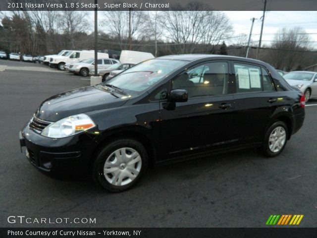 2011 Nissan Versa 1.8 S Sedan in Super Black