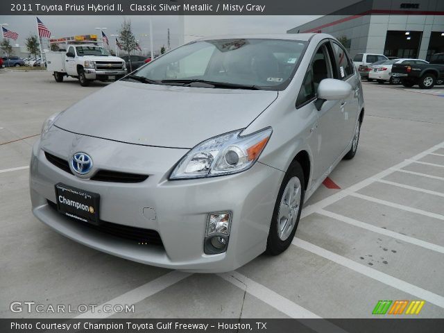 2011 Toyota Prius Hybrid II in Classic Silver Metallic