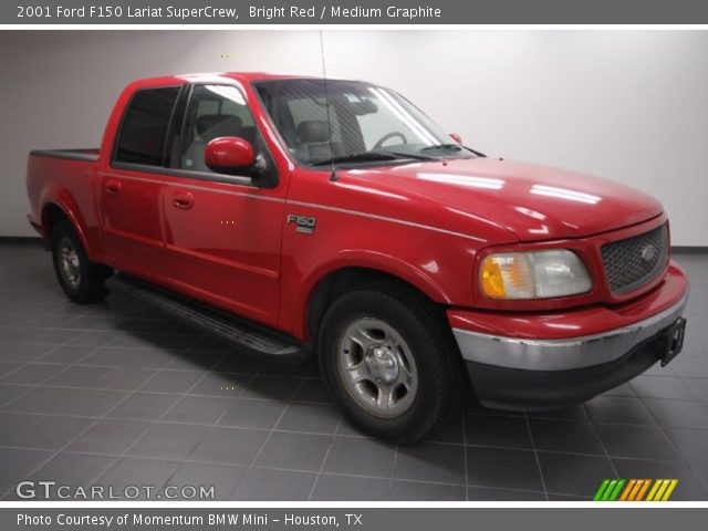 2001 Ford F150 Lariat SuperCrew in Bright Red