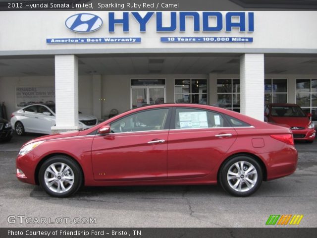 2012 Hyundai Sonata Limited in Sparkling Ruby Red