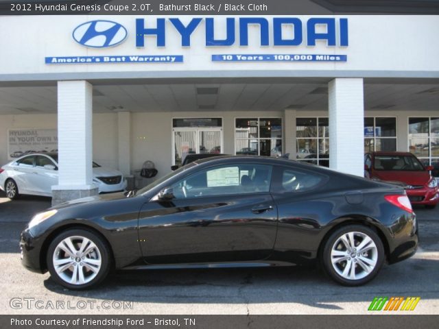 2012 Hyundai Genesis Coupe 2.0T in Bathurst Black