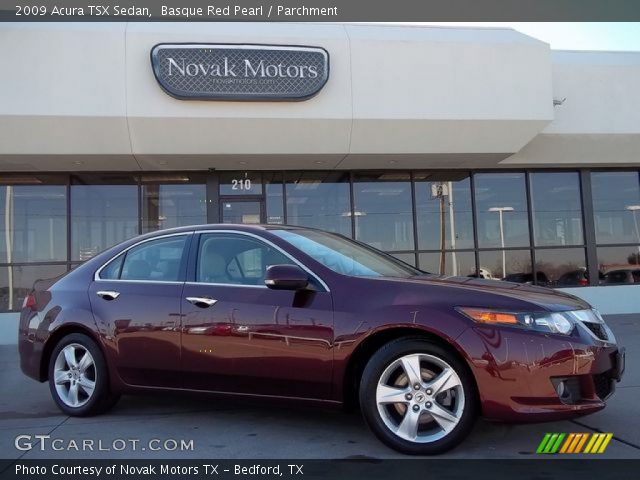 2009 Acura TSX Sedan in Basque Red Pearl