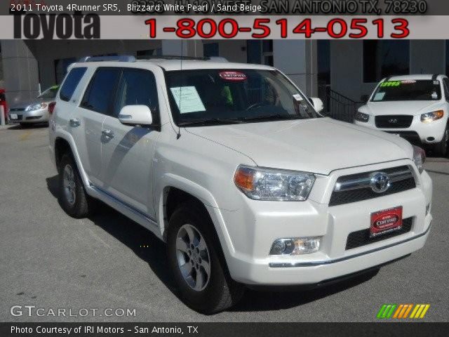2011 Toyota 4Runner SR5 in Blizzard White Pearl
