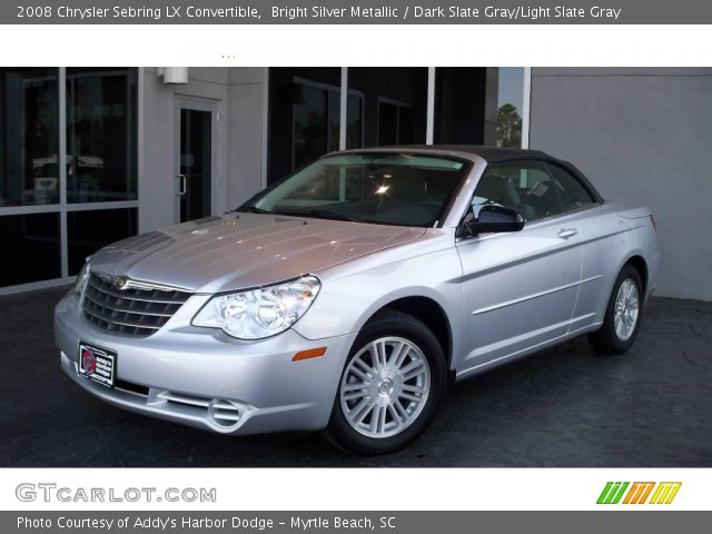 2008 Chrysler Sebring LX Convertible in Bright Silver Metallic