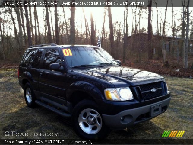2001 Ford Explorer Sport 4x4 in Deep Wedgewood Blue Metallic