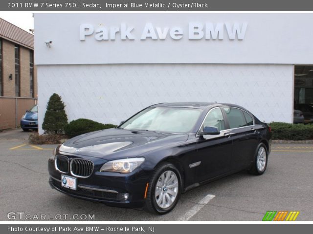 2011 BMW 7 Series 750Li Sedan in Imperial Blue Metallic