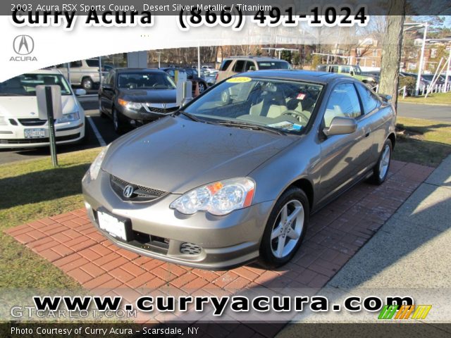 2003 Acura RSX Sports Coupe in Desert Silver Metallic