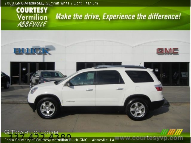 2008 GMC Acadia SLE in Summit White