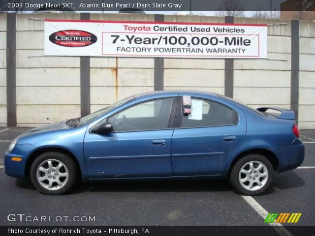 2003 Dodge Neon SXT in Atlantic Blue Pearl