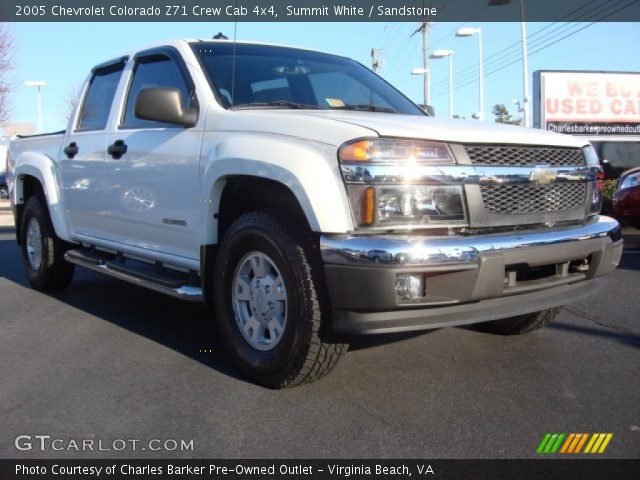 2005 Chevrolet Colorado Z71 Crew Cab 4x4 in Summit White