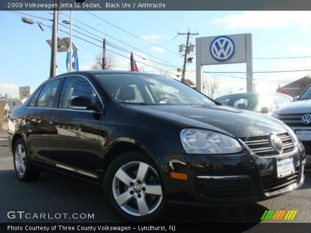 2009 Volkswagen Jetta SE Sedan in Black Uni