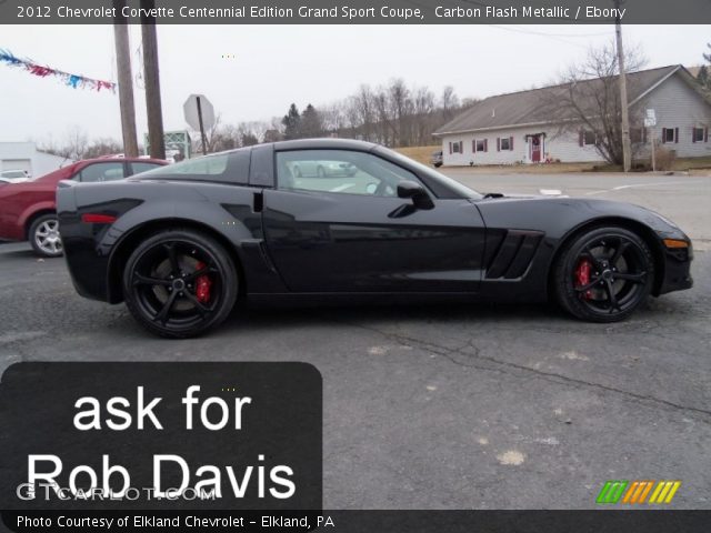 2012 Chevrolet Corvette Centennial Edition Grand Sport Coupe in Carbon Flash Metallic