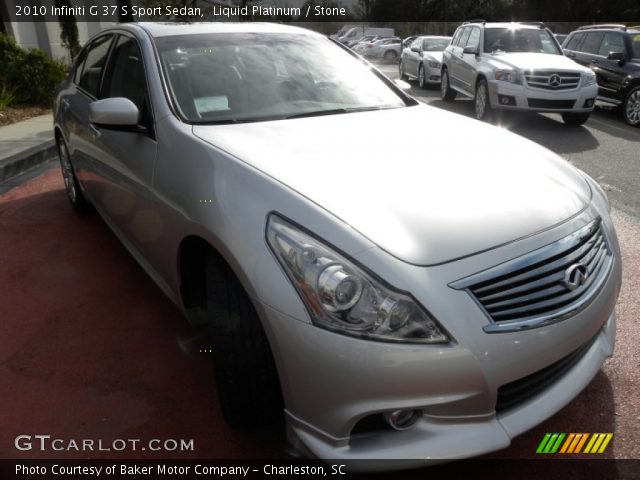 2010 Infiniti G 37 S Sport Sedan in Liquid Platinum