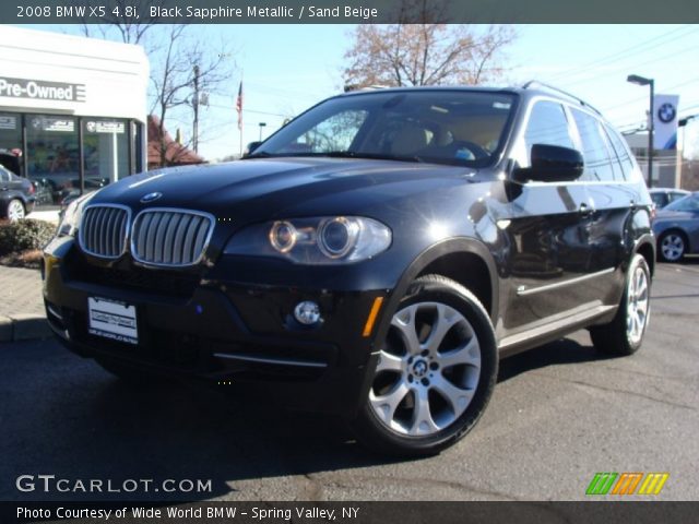 2008 BMW X5 4.8i in Black Sapphire Metallic