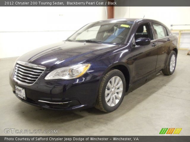2012 Chrysler 200 Touring Sedan in Blackberry Pearl Coat